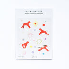 How Far is the Sun? Clear Sticker sheet - Run Red Run!
