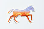 ....and Away We Go! Vinyl Sticker - Mountain Horse